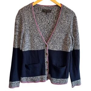 Rag & Bone Color Block Alpaca Blend Cardigan Sweater - size Medium